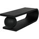 Estelle 62 X 18 inch Matte Black Coffee Table