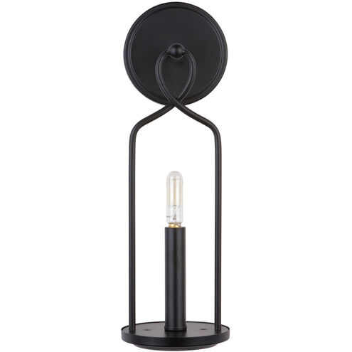 Bonami 1 Light 5 inch Matte Black Sconce Wall Light