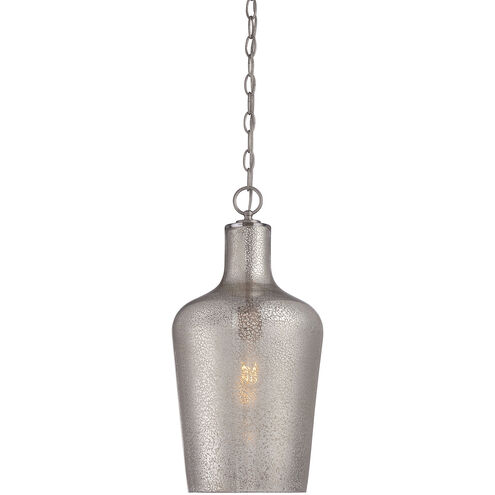 Franklin 1 Light 10 inch Satin Nickel Pendant Ceiling Light, Essentials