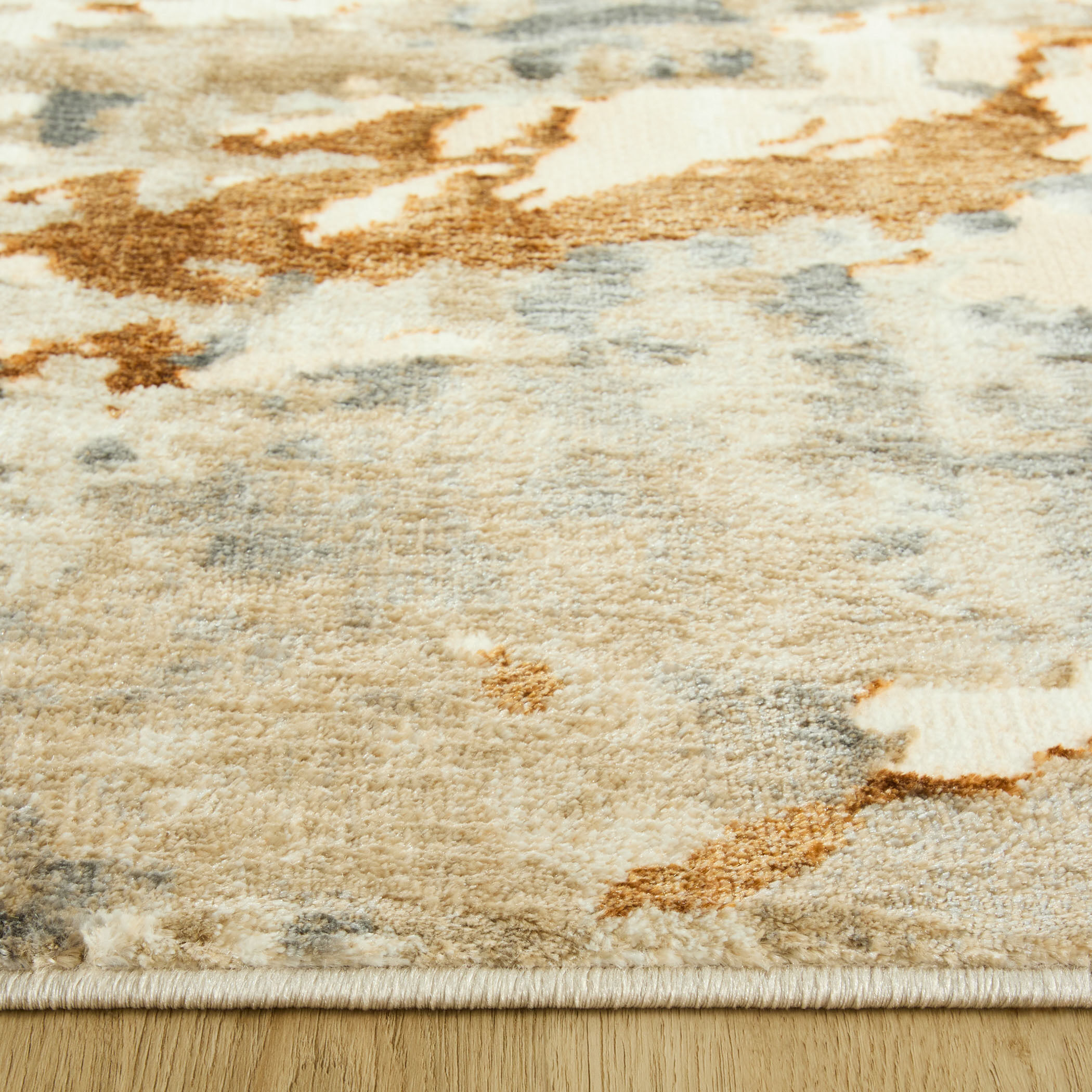 Melet 36 X 24 inch Gold Rug in 2 x 3