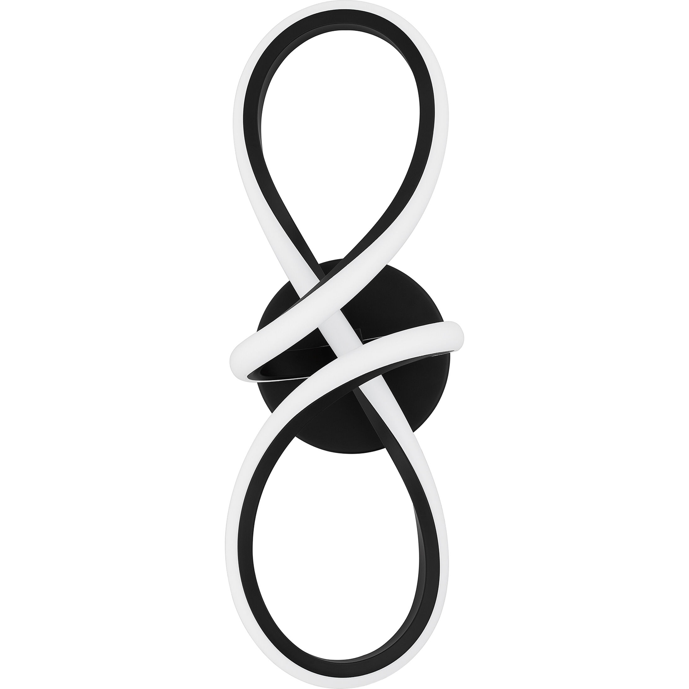 Xena LED 6 inch Matte Black Wall Sconce Wall Light, Small