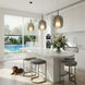 Dusk 1 Light 9.84 inch Black Pendant Ceiling Light in Smoke