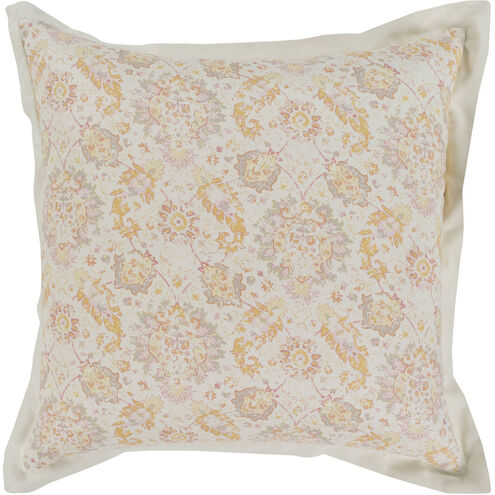Trista 26 X 26 inch Pink and Grey Euro Sham