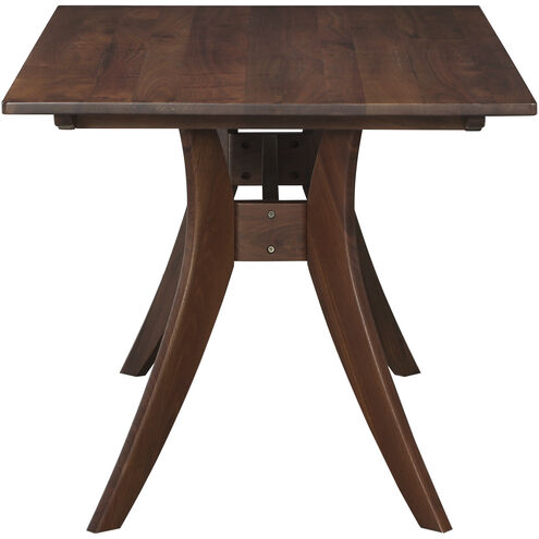 Florence 63 X 34 inch Brown Dining Table, Rectangular
