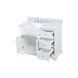Franklin 42 X 22 X 35 inch White Bathroom Vanity Cabinet