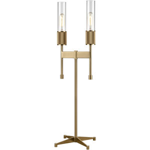 Beaconsfield 32 inch 40.00 watt Aged Brass Desk Lamp Portable Light