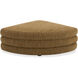Lowtide 15.35 inch Yellow Curved Ottoman