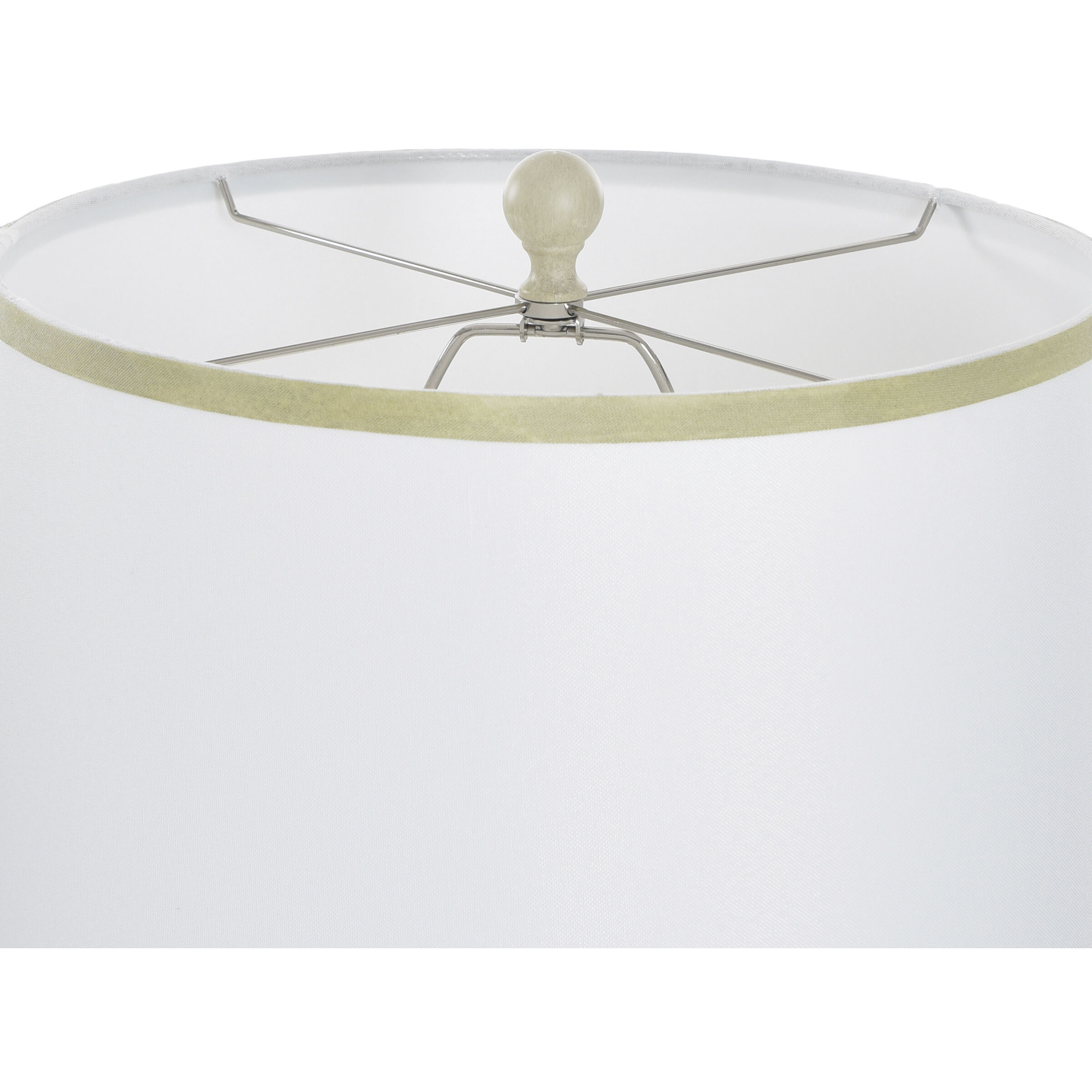 Abbott 61.75 inch 100 watt Pettye Ivory and White Floor Lamp Portable Light