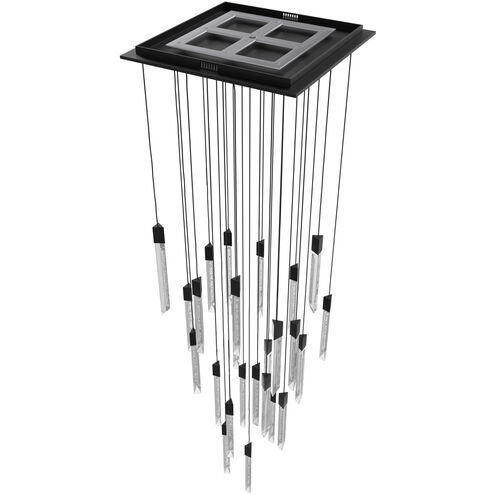Alpine LED 36 inch Black Multi Port Pendant Ceiling Light