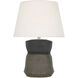 Sean Lavin 1953 25.5 inch 9 watt Smoke on Goldenrod Geometric Form Table Lamp Portable Light