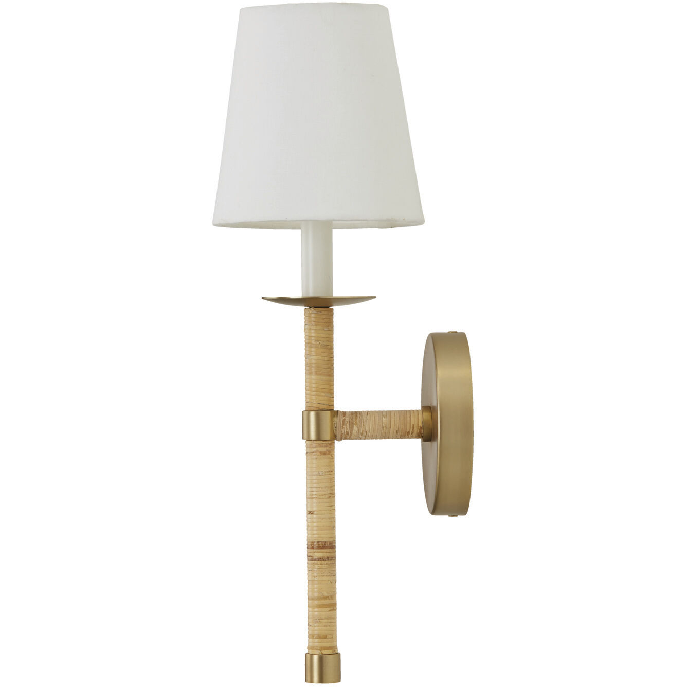 Tulum 1 Light 6 inch Matte Brass Sconce Wall Light