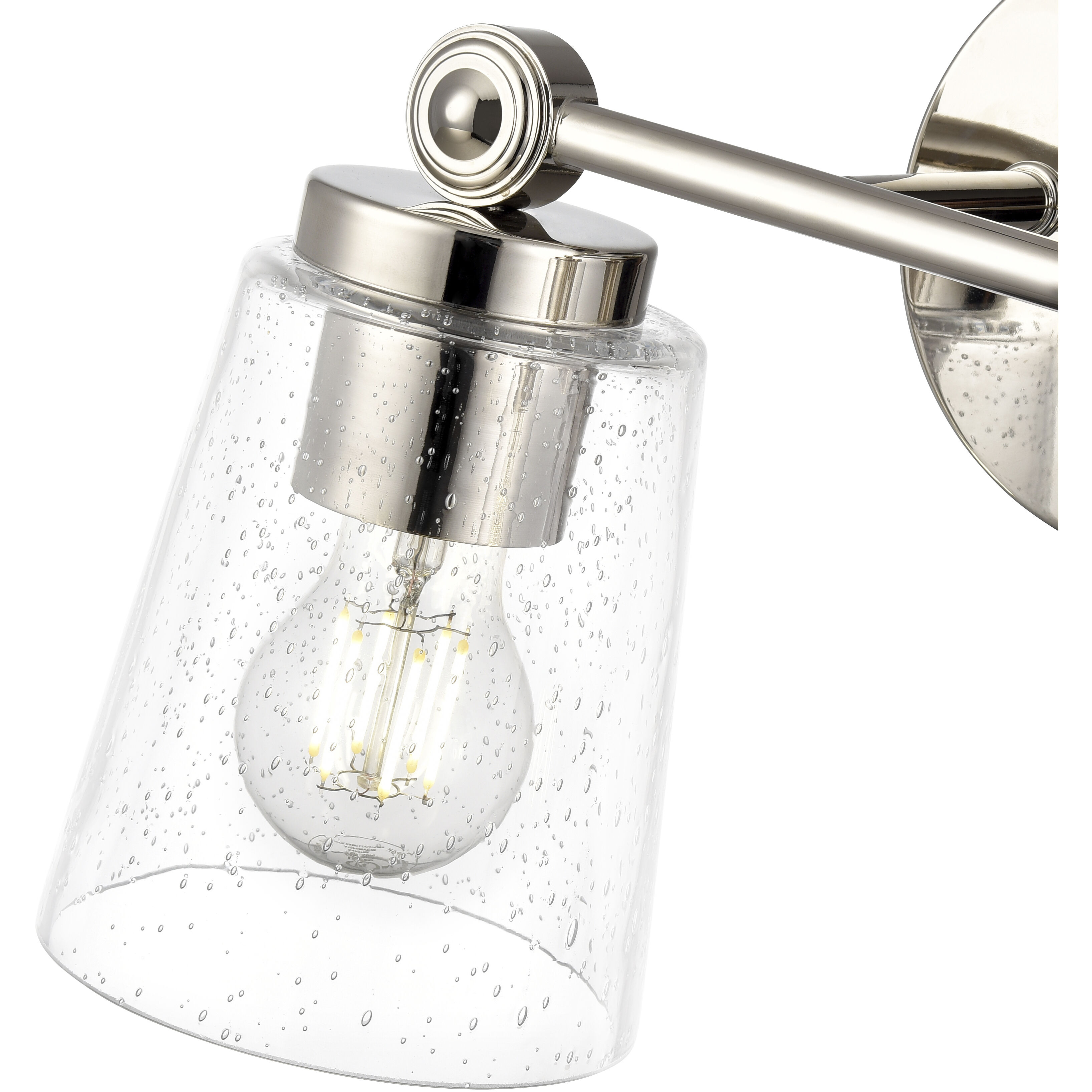 Lauryn 2 Light 13.5 inch Polished Nickel Bathroom Vanity Light Wall Light