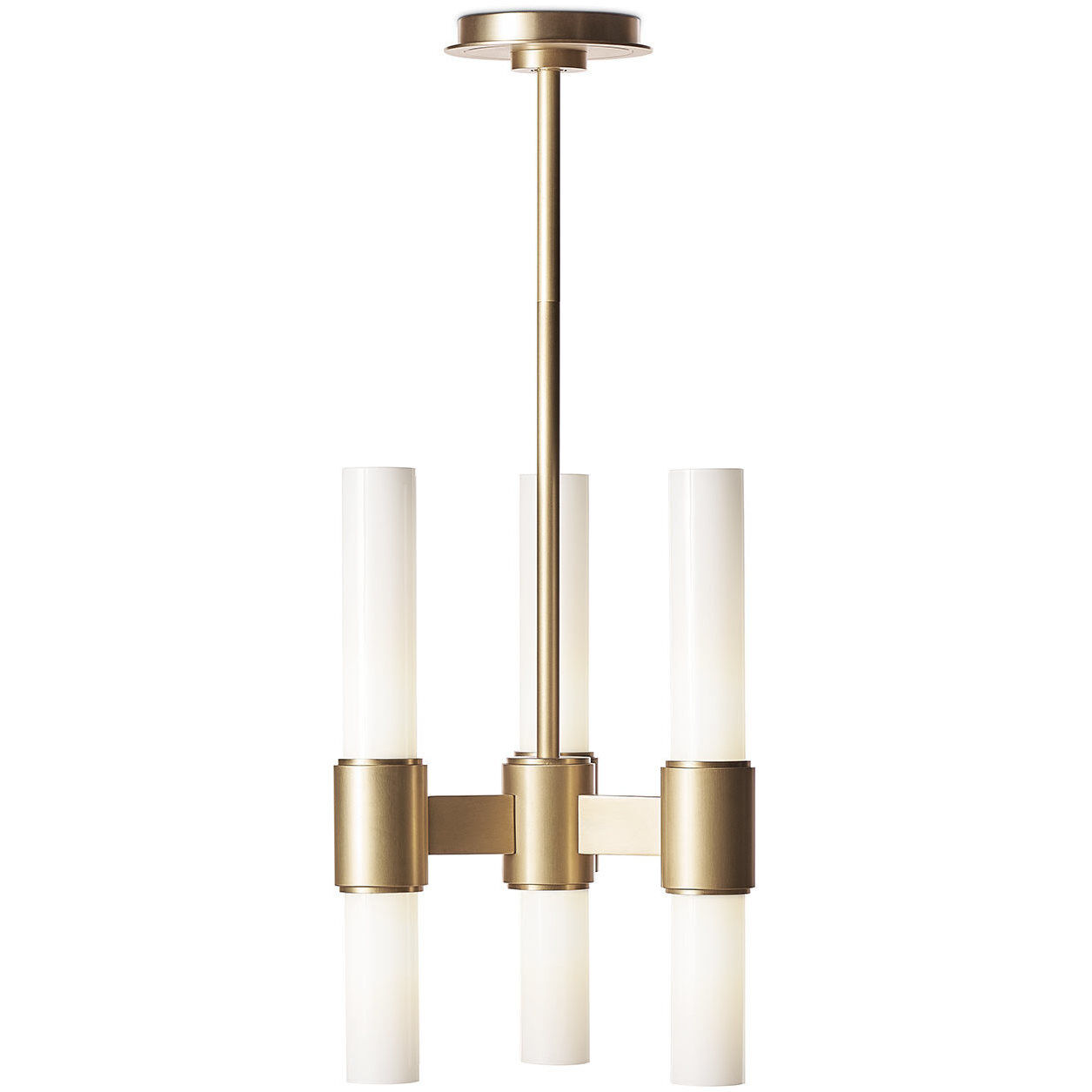 Dixon 6 Light 12.5 inch Natural Brass Pendant Ceiling Light