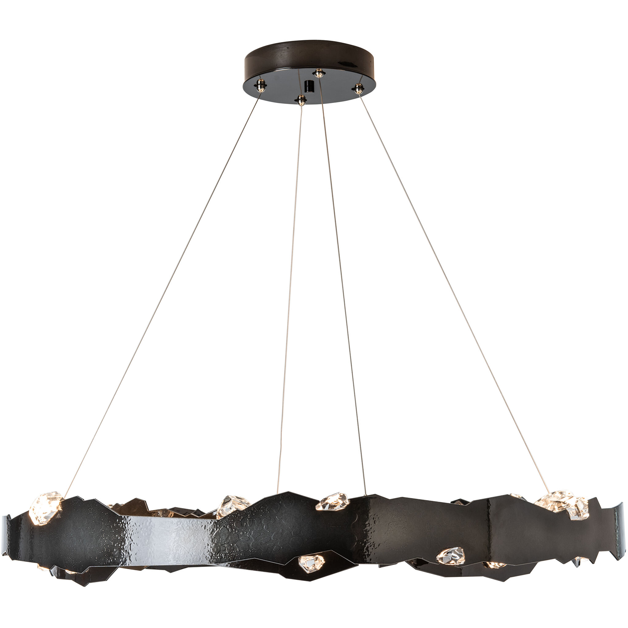 Trove LED 38.2 inch Ink Circular Pendant Ceiling Light