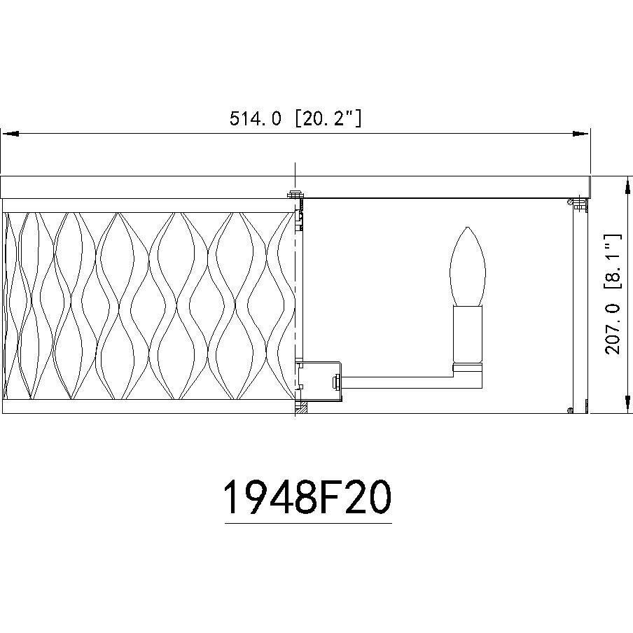 Harden 5 Light 20.25 inch Matte Black Flush mount Ceiling Light