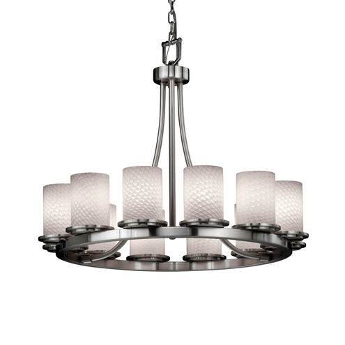 Fusion 12 Light 28 inch Dark Bronze Chandelier Ceiling Light in Incandescent, Seeded