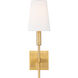 TOB by Thomas O'Brien Beckham Classic 1 Light 5 inch Burnished Brass Wall Sconce Wall Light