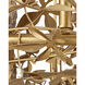 Aviary 12 Light 43.25 inch Swedish Gold Two-Tier Chandelier Ceiling Light