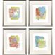 Perfect Day Green and Blue and Multi and Orange Framed Art
