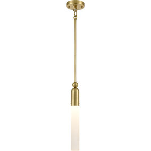 Fusion 1 Light 3 inch Aged Brass Mini Pendant Ceiling Light