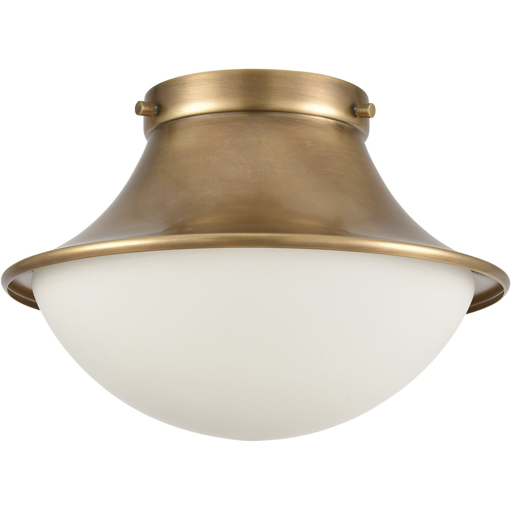 Matterhorn 1 Light 11 inch Natural Flush Mount Ceiling Light