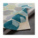 Rivera 36 X 24 inch Teal/Cream/Khaki/Olive/Medium Gray Rugs