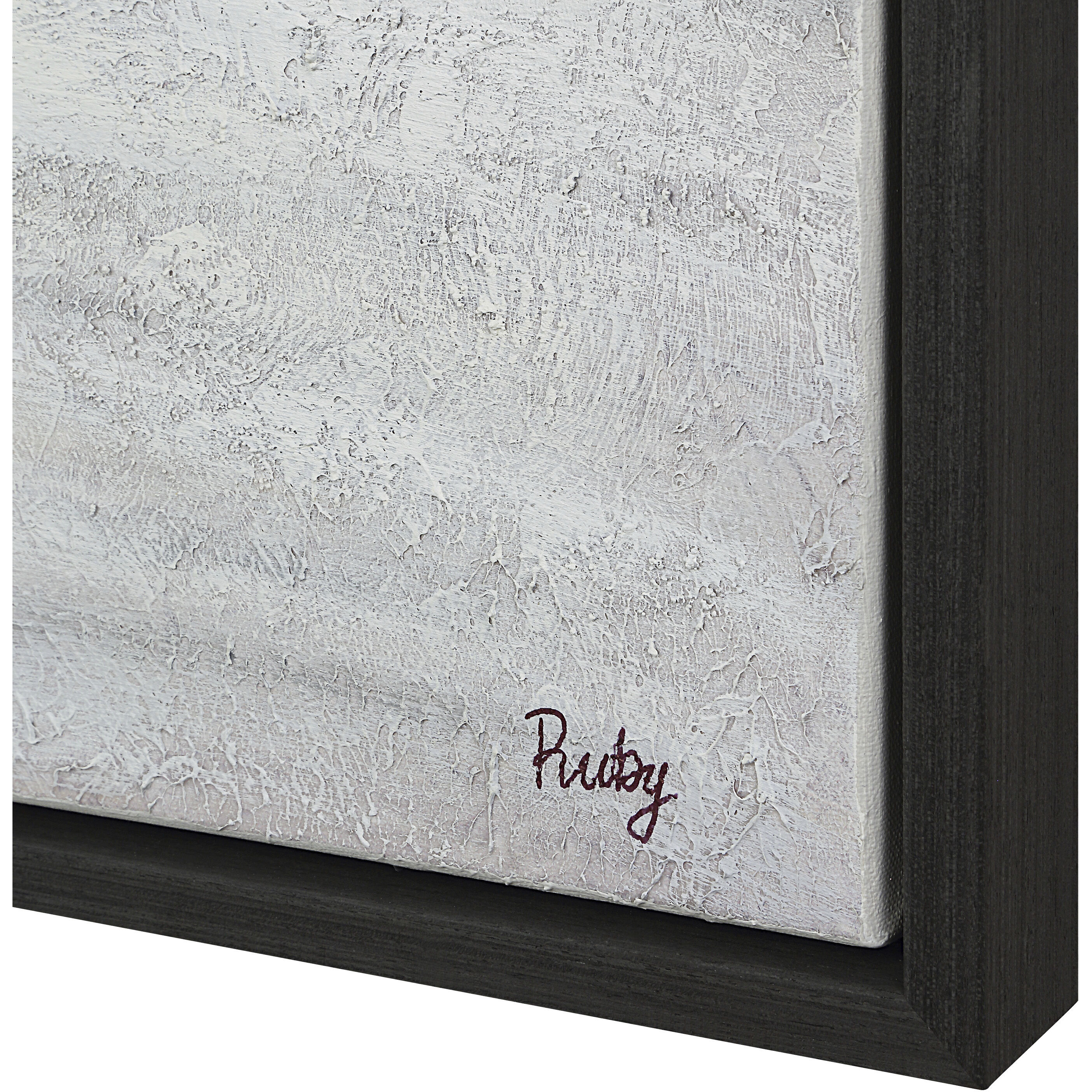 Baelish Dark Grey Canvas Art