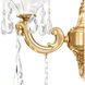 La Scala 1 Light 8 inch Heirloom Gold Wall Sconce Wall Light in Heirloom Gold Cast
