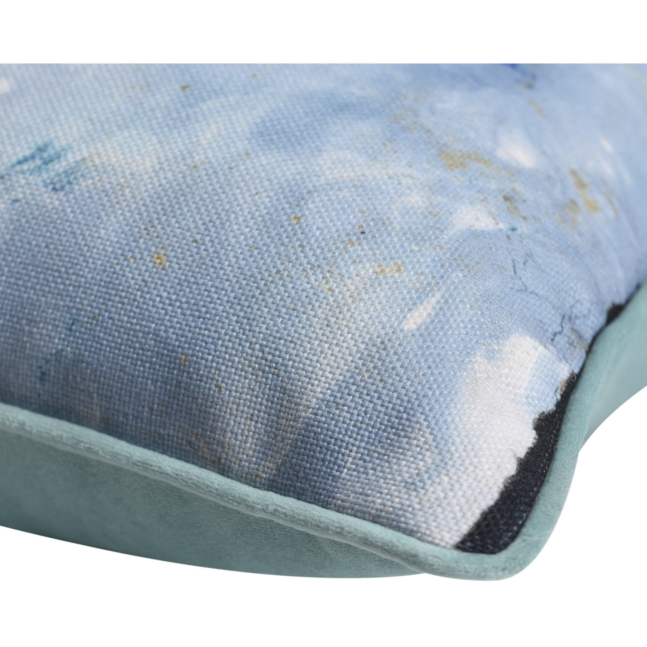 Amos 24 X 6.5 inch Multi Blue Pillow