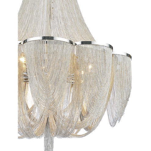 Taylor 18 Light 34 inch Chrome Down Chandelier Ceiling Light