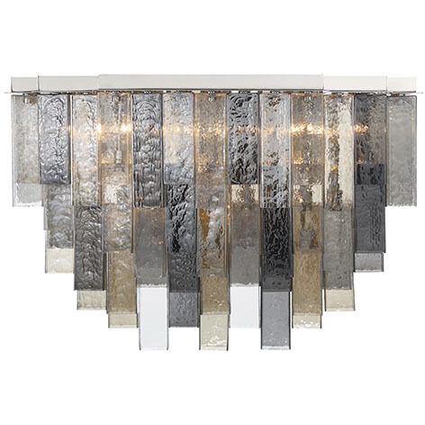 Altesa 23 Light 20 inch Chrome Flush Mount Ceiling Light