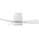 Regency Series Atom 30 inch Matte White Fan