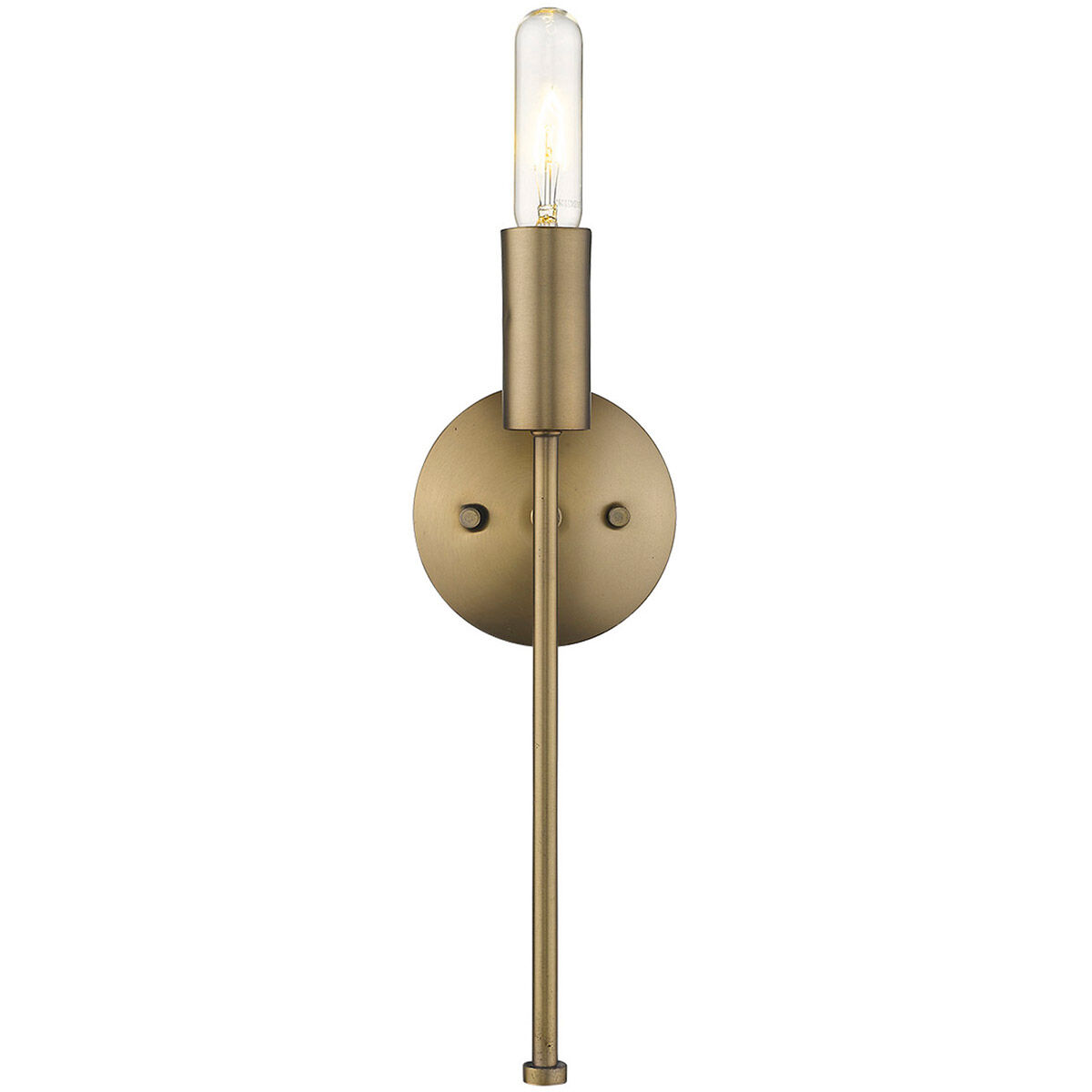 Perret 1 Light 5 inch Aged Brass Sconce Wall Light