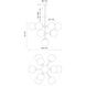 Alora Mood Nouveau 10 Light 34.88 inch Aged Gold Chandelier Ceiling Light