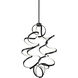 Synergy LED 23.63 inch Black Chandelier Ceiling Light