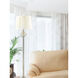 Evelyn 58 inch 150.00 watt Polished Nickel Floor Lamp Portable Light