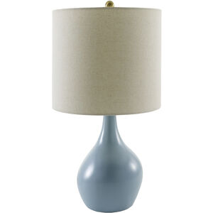 Enoki 21.38 inch 100 watt Bright Blue Accent Table Lamp Portable Light