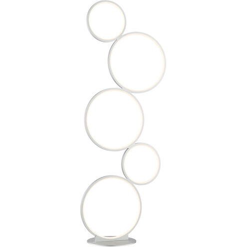 Fedora 44.75 inch 24.00 watt Silver Floor Lamp Portable Light