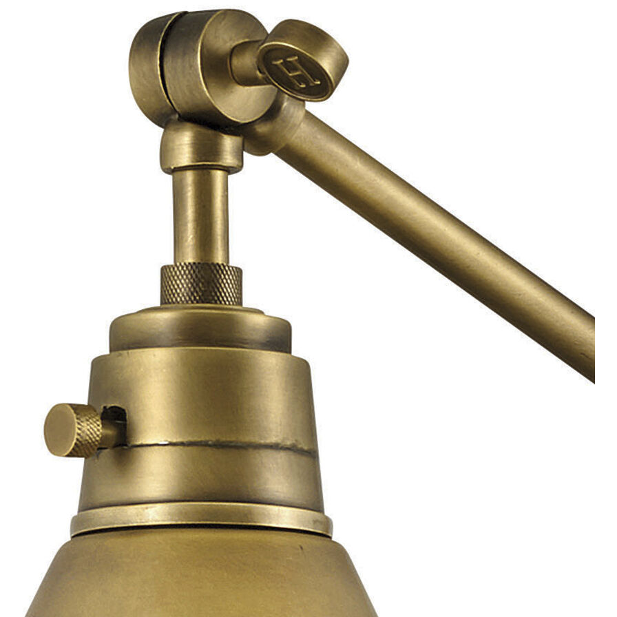 Arti 1 Light 7.75 inch Heritage Brass Indoor Wall Sconce Wall Light