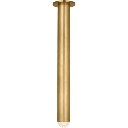 Kelly by Kelly Wearstler Ebell 3 Light 4.5 inch Natural Brass Flush Mount Ceiling Light