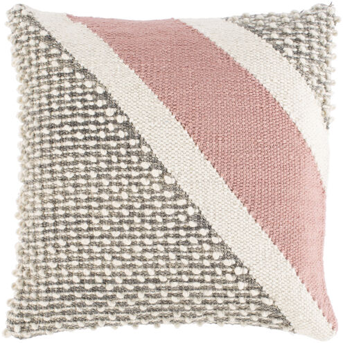 Amaretta 20 X 20 inch Beige Pillow Kit, Square