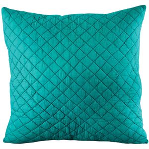 Lattis 24 X 24 inch Teal Pillow, Cover Only