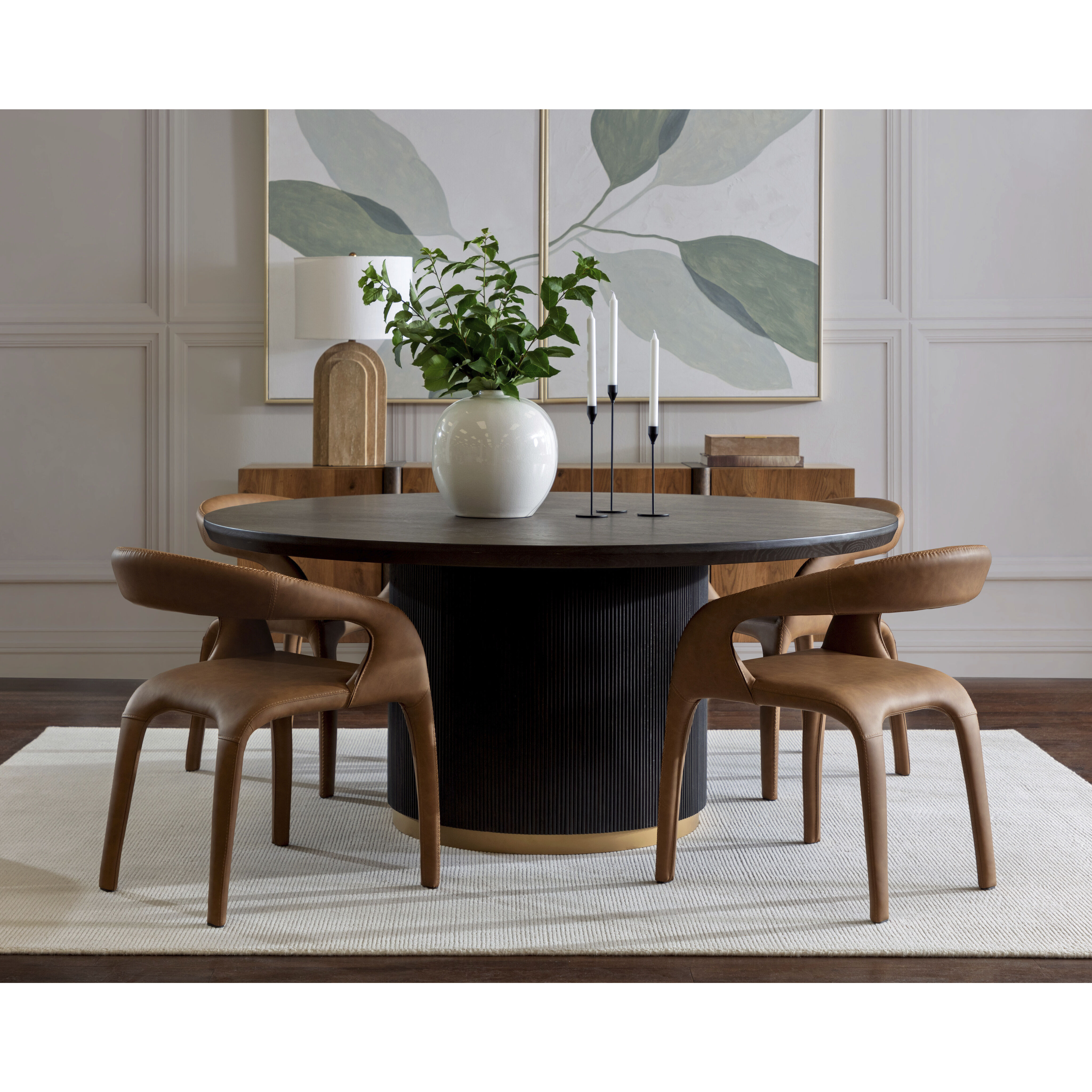 Kalla 68 X 30.5 inch Charcoal Dining Table