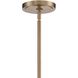 Keenan 4 Light 48 inch Vibrant Gold Linear Chandelier Ceiling Light