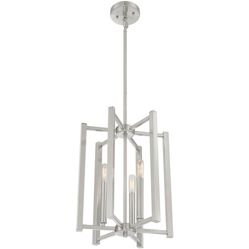 Benson 3 Light 13 inch Satin Nickel Pendant Ceiling Light, Essentials