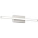 Parallax LED 18 inch Brushed Nickel Bath Vanity & Wall Light, dweLED