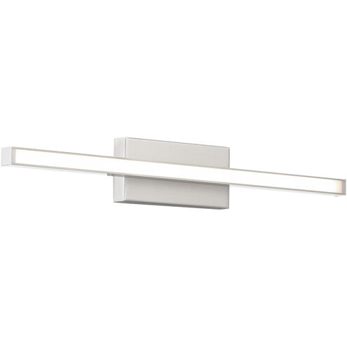 Parallax LED 18 inch Brushed Nickel Bath Vanity & Wall Light, dweLED