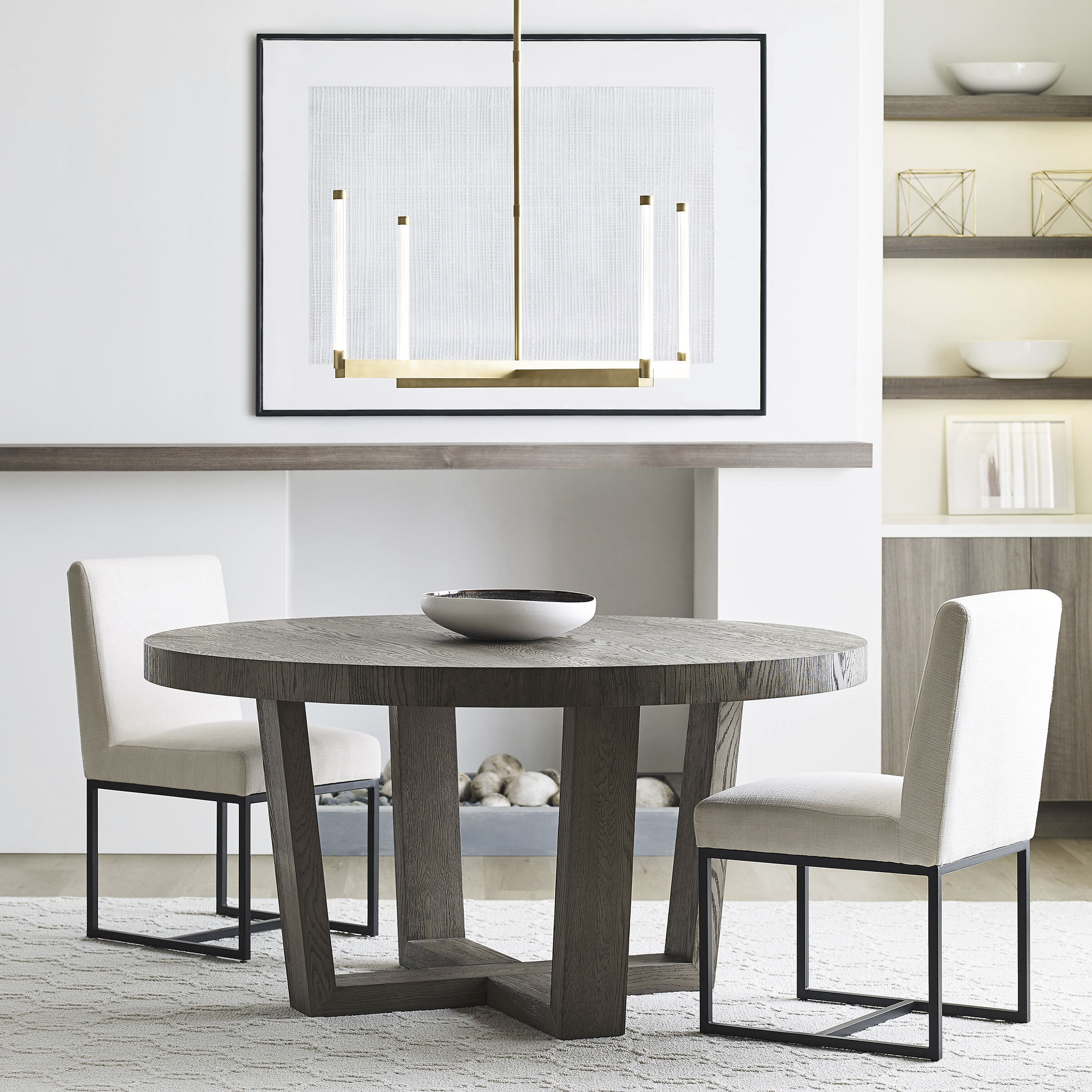 Kelly Wearstler Phobos LED 36 inch Natural Brass Chandelier Ceiling Light in 120V, Integrated LED