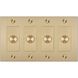 4G 100-120 Brass Dimmer Switch, LED