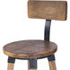 Masterson Wood & Metal Bar Stool